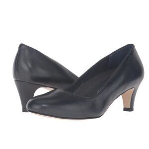 Walking Cradles Joy Dress Pump in Navy Women's Size 8.5 EE (Extra Wide) NWOB